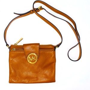 MICHAEL by Michael Kors Fulton brown crossbody bag